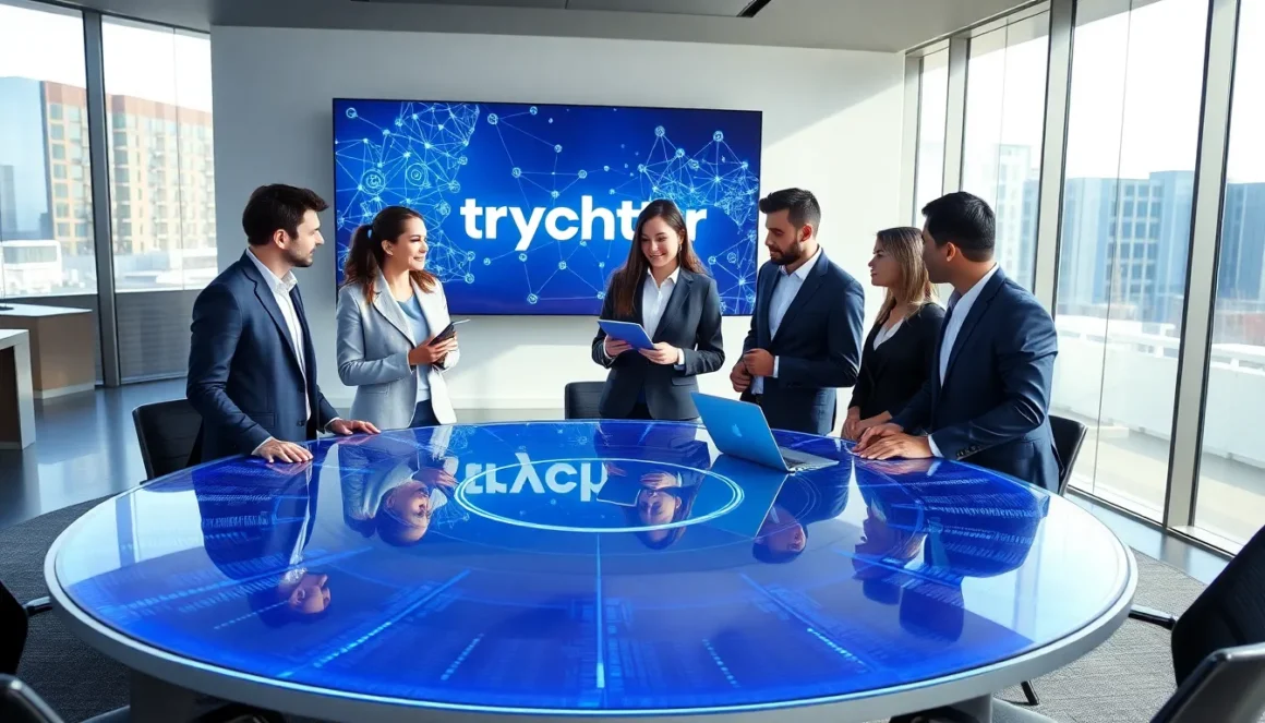 connecting technology people trychitter