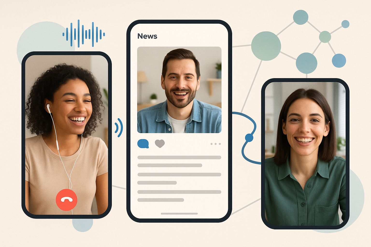 technology connecting people trychitter