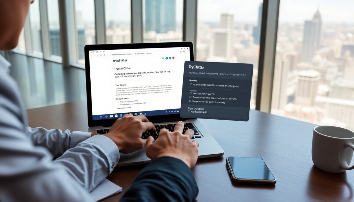 email contact trychitter